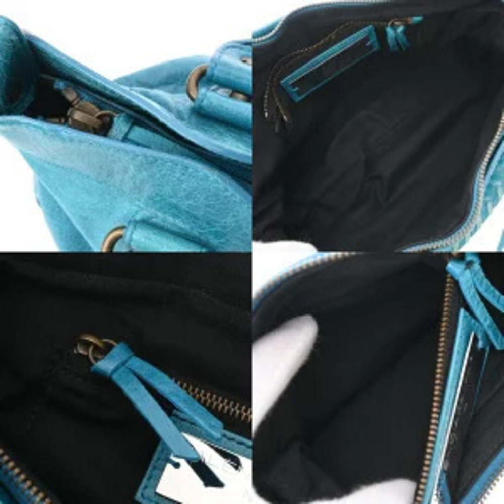 Balenciaga The First Blue Leather Handbag - Picture 8 of 9